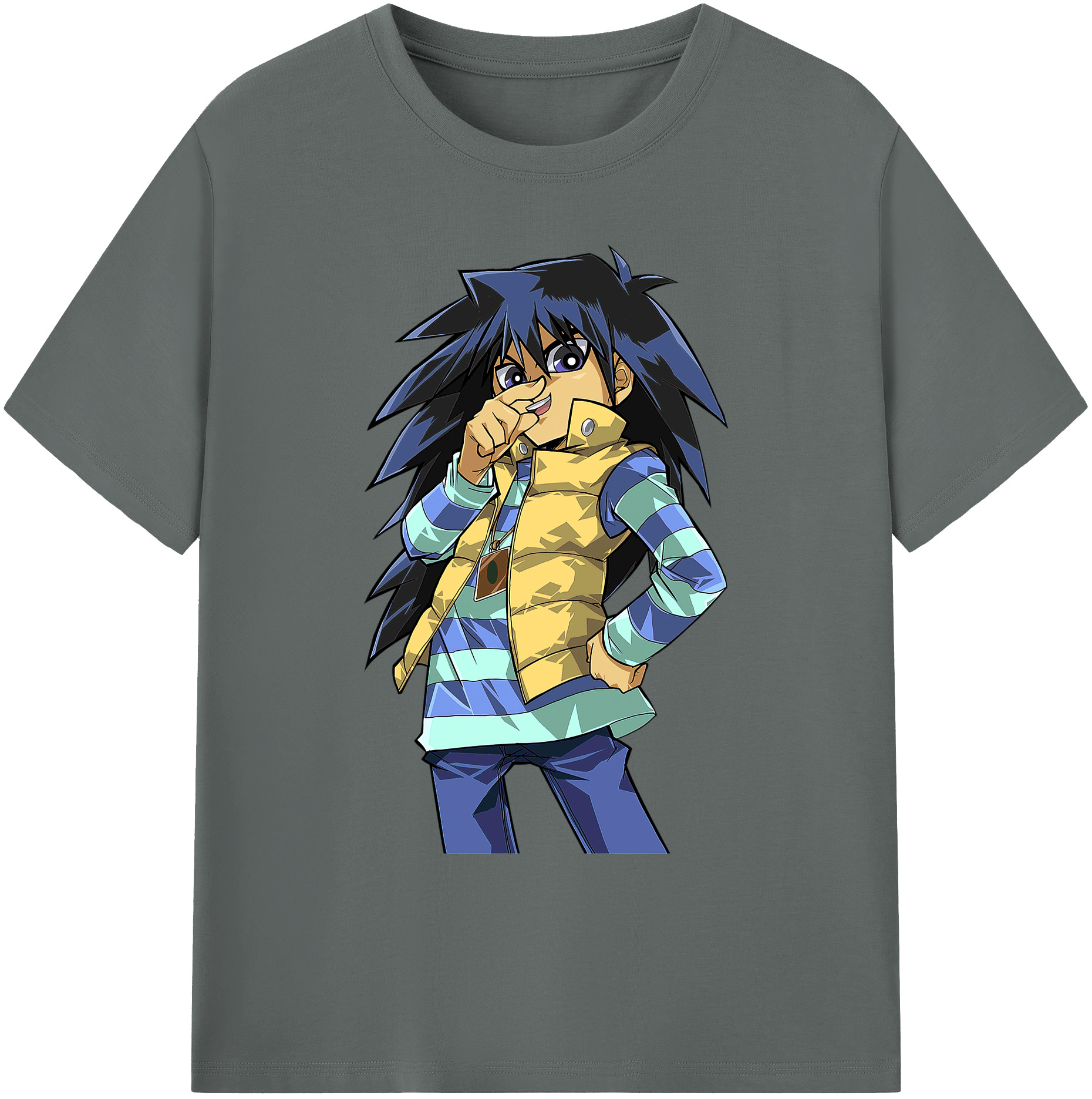 （画像用） 遊☆戯☆王 Yu-Gi-Oh! 綿100％ メンズ半袖Tシャツ｜肌触りやわらか＆通気性